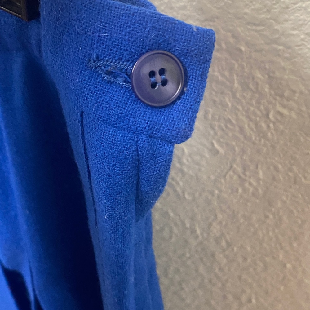 Pendleton vintage Royal Blue - Wool Pleated Midi Skirt - 34” waist - Picture 5 of 9